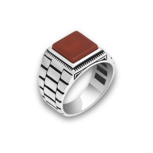 The Victorian Red Ring – 925 Silver