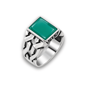 The Cypher – RGB Feroza Ring (925 Silver)