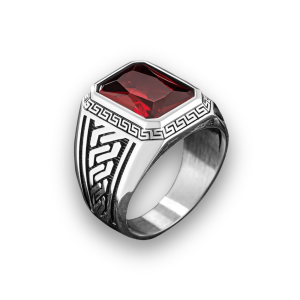 Greek Scarlet Ring (Red)