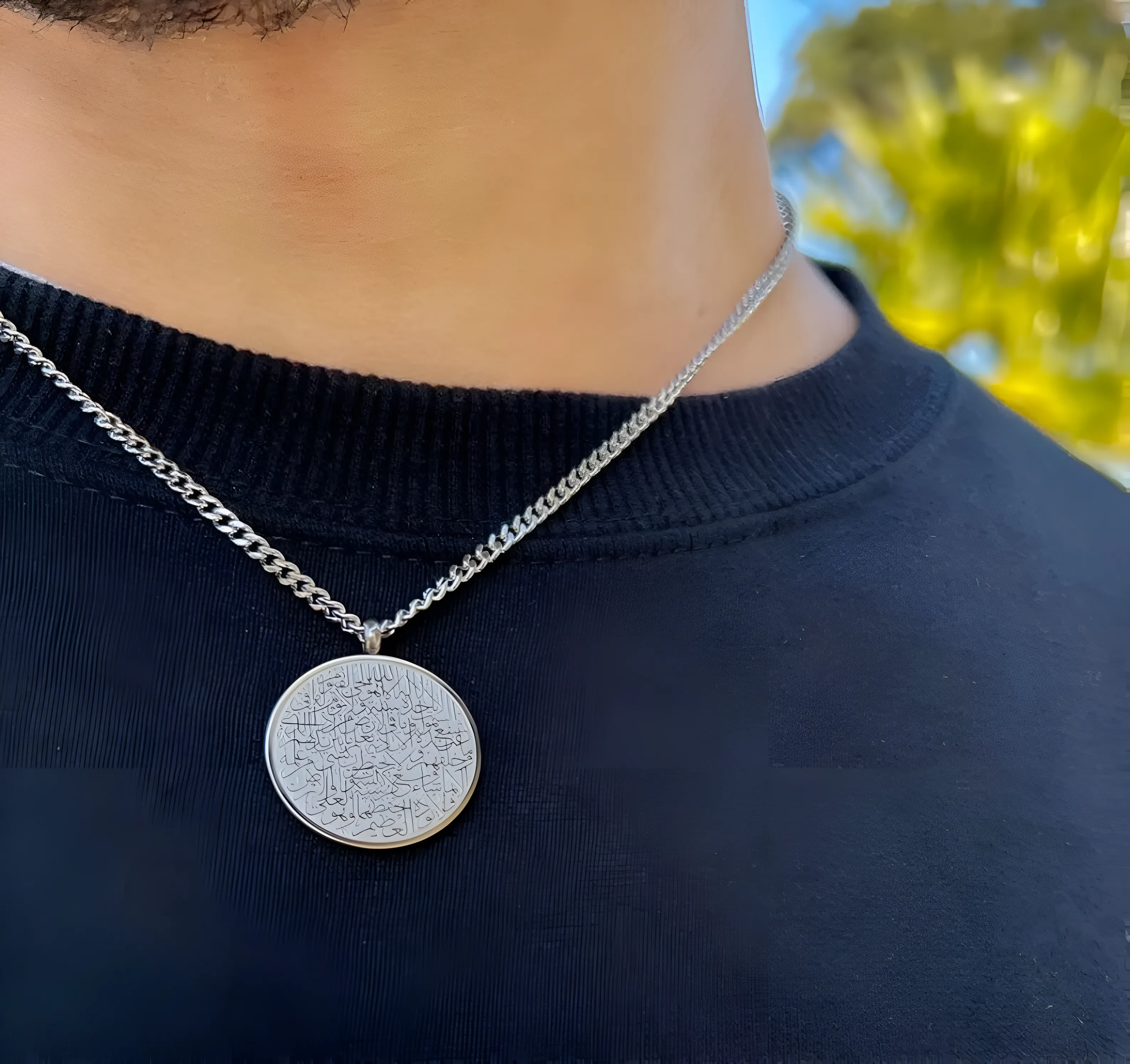 Circle ayat ul kursi pendant - Image 5