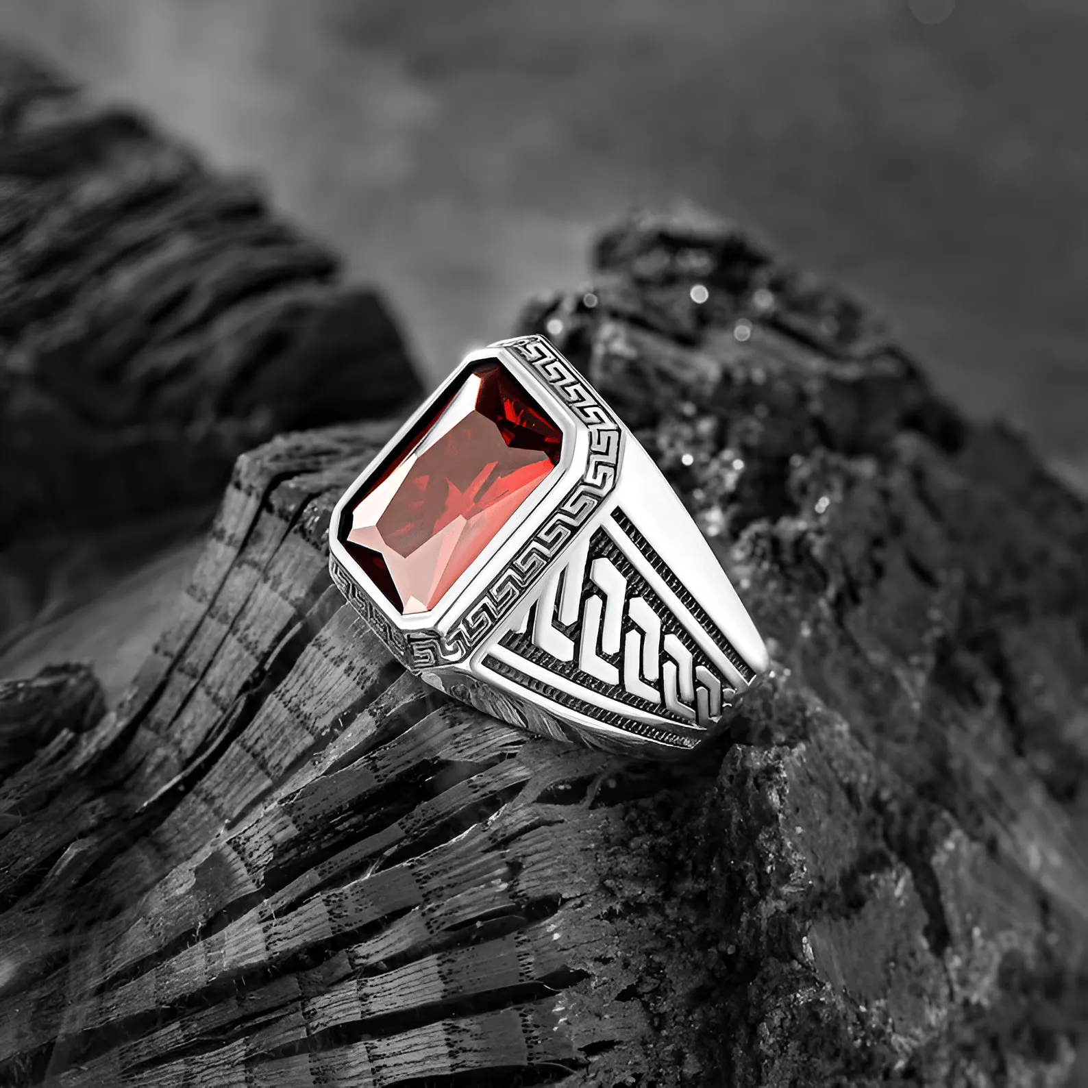Greek Scarlet Ring (Red) - Image 3