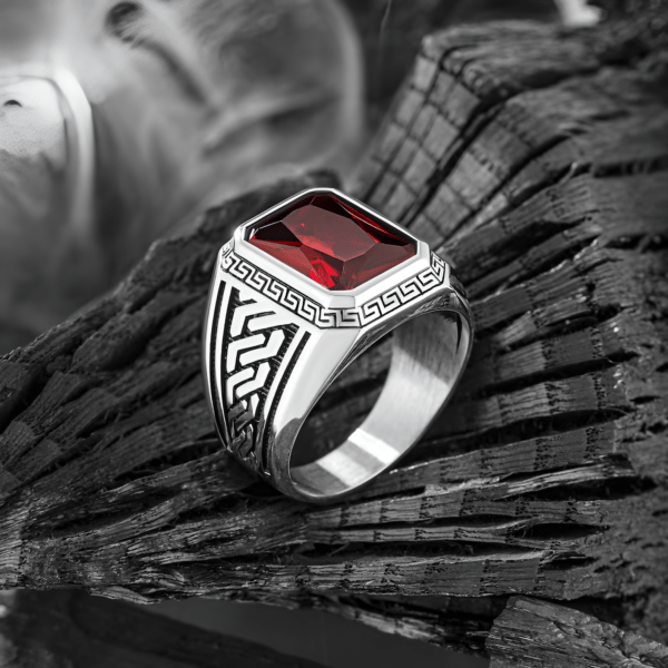 Greek Scarlet Rings