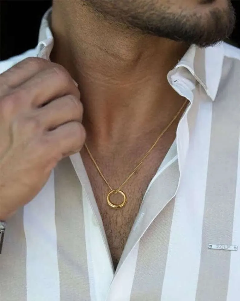 Cresent Circle Pendant - Image 3