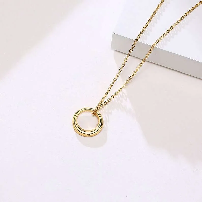 Cresent Circle Pendant - Image 4