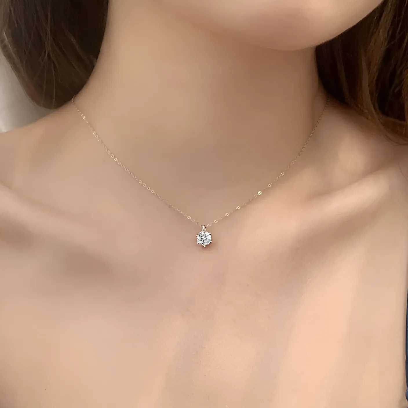 SOLITARE MoIssanite necklace - Image 3