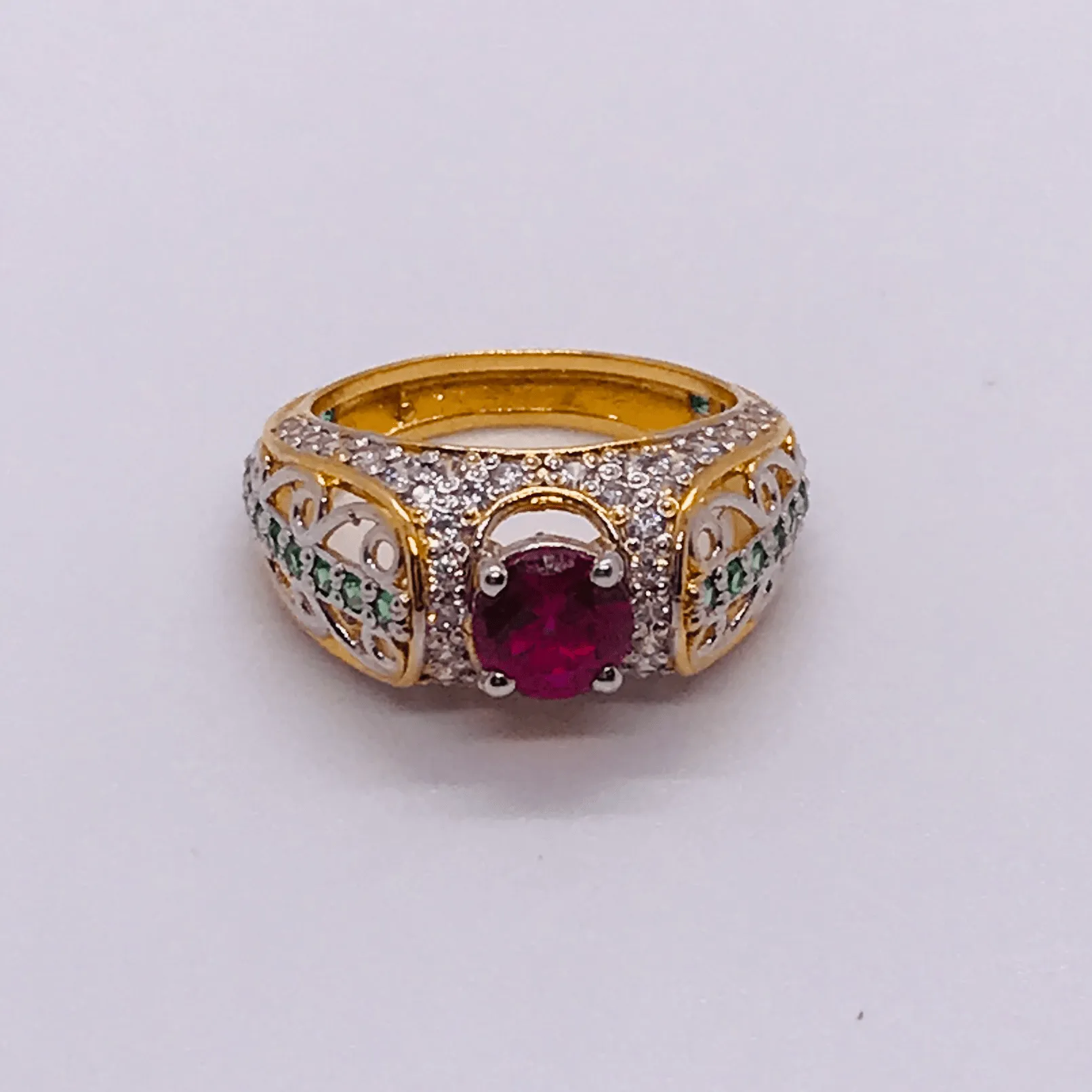 Royal Ruby Sparkle ring - Image 3