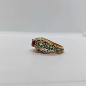 Royal Ruby Sparkle ring