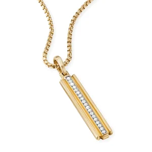 INGOT PAVE PENDANT