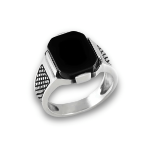 Onyx Silver Ring