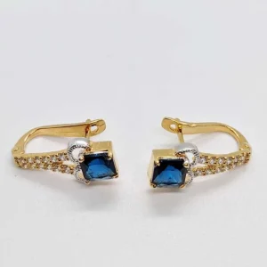 sapphire majesty earring silver 925