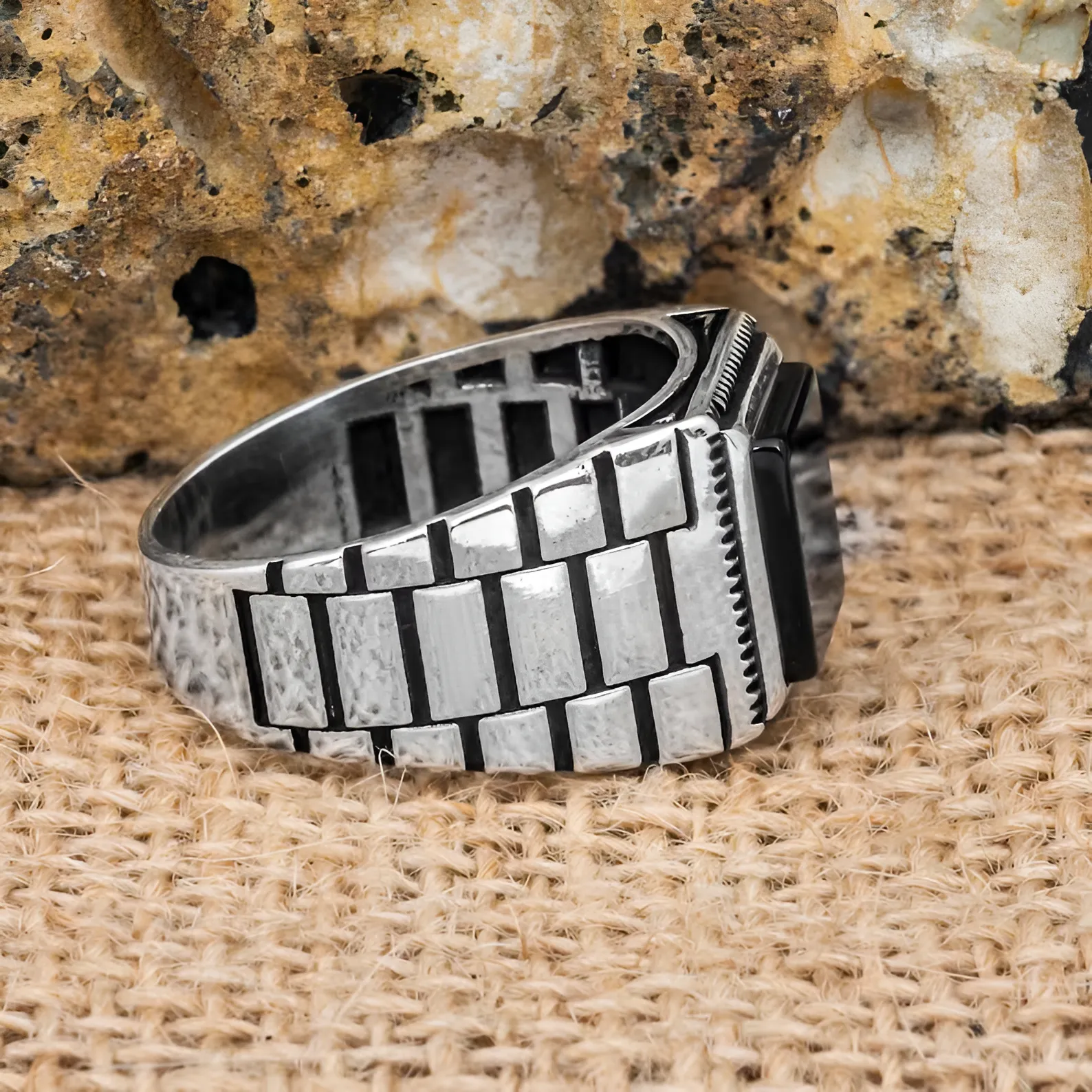 The Victorian Black Ring – 925 Silver - Image 6