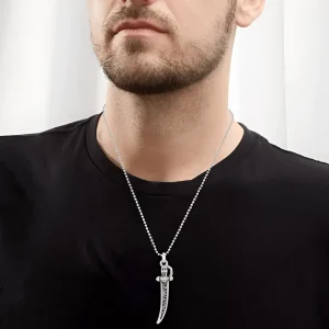 VINTAGE sword pendant