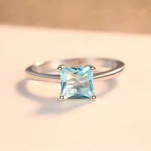 SQUARE GEMS RING