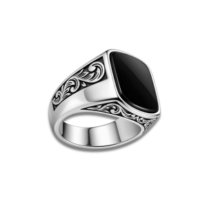 Black Iconic Ring