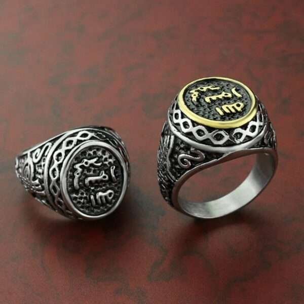GOLDEN VERSE RING - Image 4