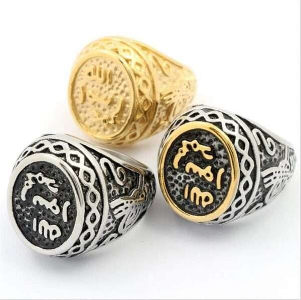 GOLDEN VERSE RING - Image 3