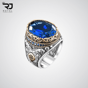 925 Sterling Silver Blue Sapphire Ring