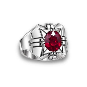 Sultan’s Ruby Crown Ring