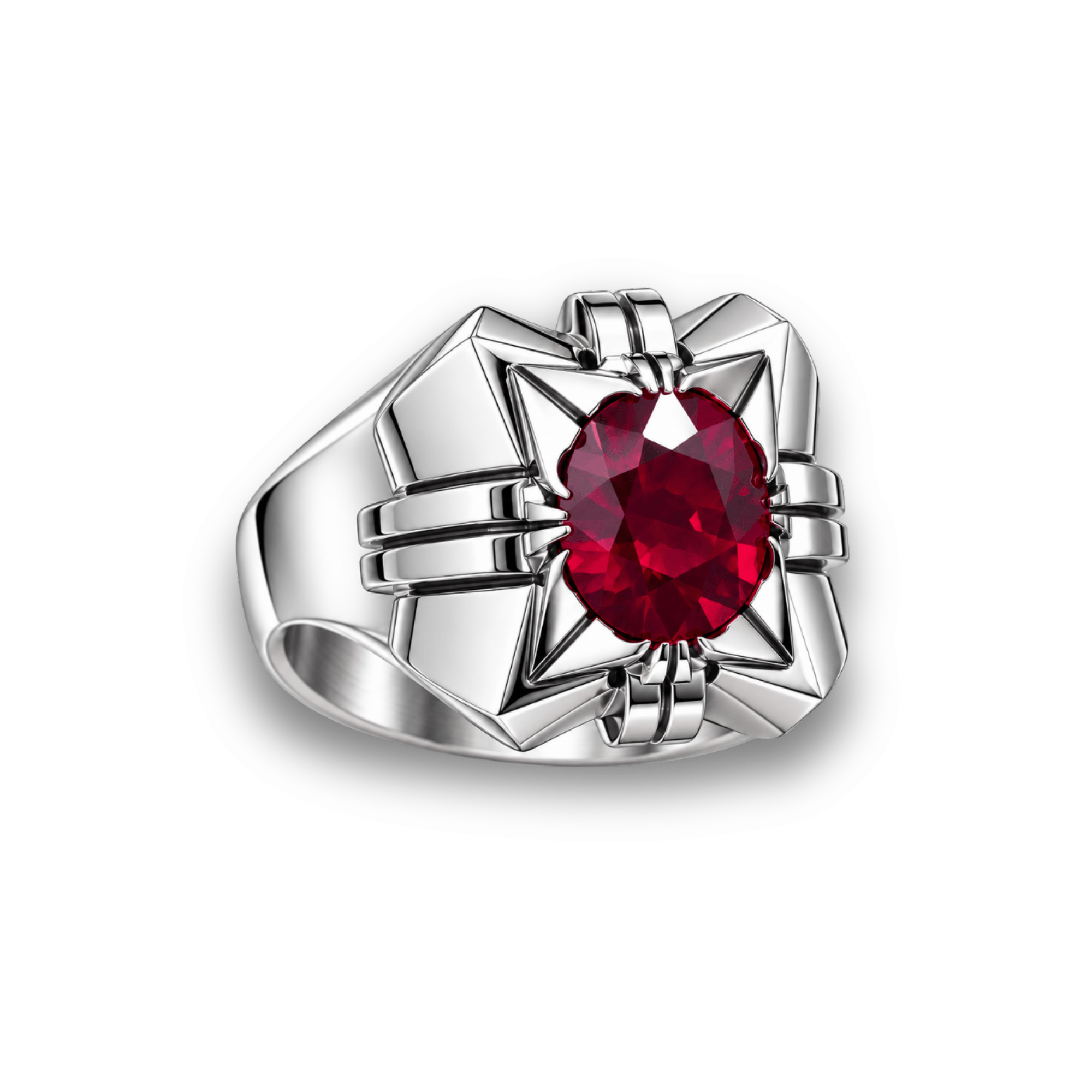 Sultan’s Ruby Crown Ring