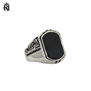 Dual Elegance 925 Sterling Silver Turkish Ring