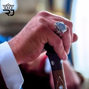 Sultan White Agate Silver Ring – Payitaht Abdülhamid Edition