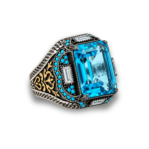 Aquamarine Regent Ring
