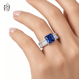 The Azure Majesty Statement Ring