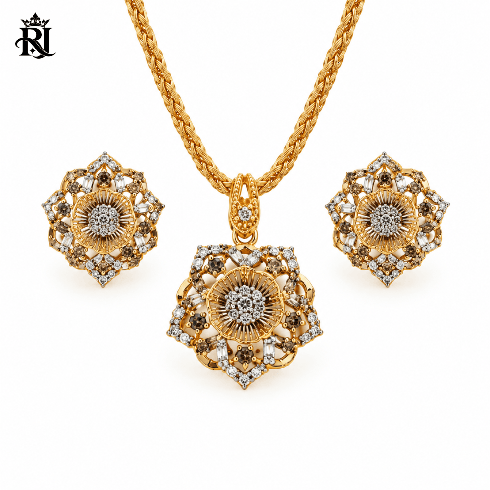 Imperial Floral Locket Set - Image 3