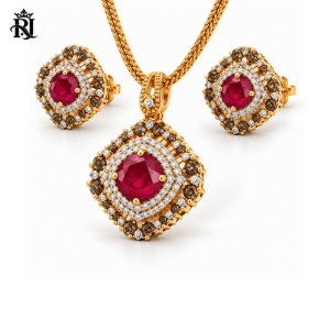 Crimson Royale Locket Set